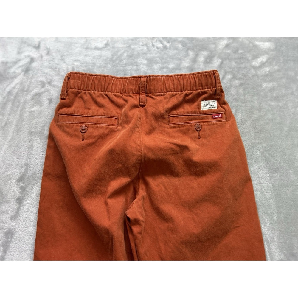 Levi's XX Chino EZ Pants Mens XS 26x31 Red Tapered Drawstring Golf Two Horse - Picture 5 of 14